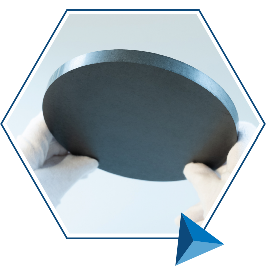 Silicon carbide puck